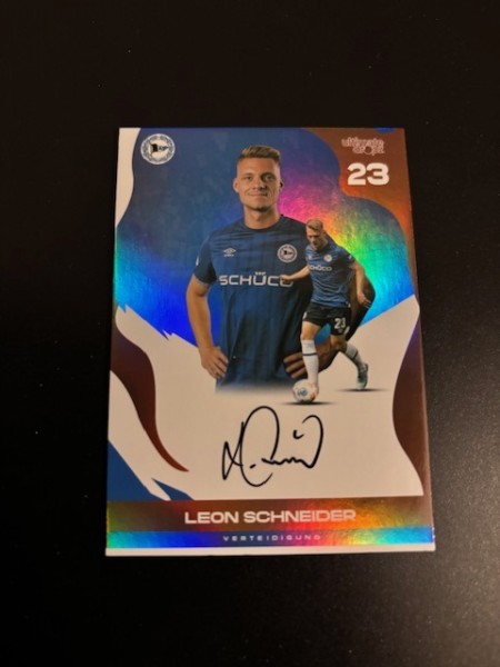 This is Arminia (2025) - On Card Signature - Leon Schneider 08/35