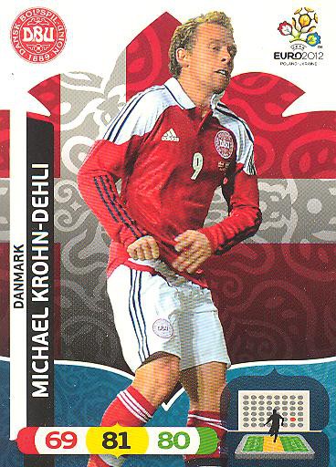 Panini EM 2012 - Adrenalyn XL - Michael Krohn-Dehli - Dänemark