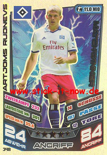 Match Attax 13/14 - Hamburger SV - Artjoms Rudnevs - Matchwinner - Nr. 348