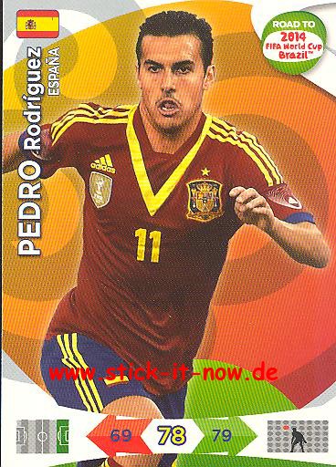 Panini Adrenalyn XL Road to WM 2014 - PEDRO Rodríguez