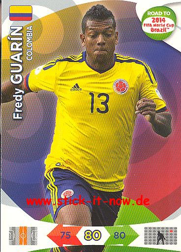 Panini Adrenalyn XL Road to WM 2014 - Fredy GUARÍN