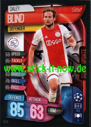 Match Attax Champions League 2019/20 "Extra" - Nr. SU 39