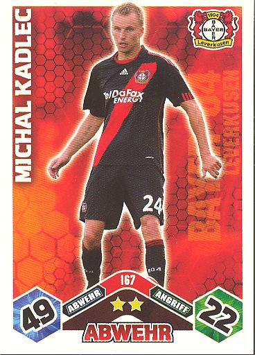 Match Attax 10/11 - MICHAL KADLEC - 167