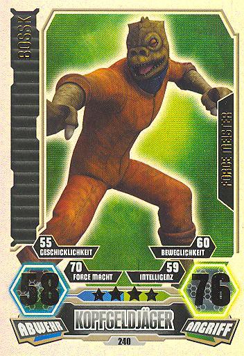 Force Attax - Serie 3 - FORCE-MEISTER - Bossk - Nr. 240