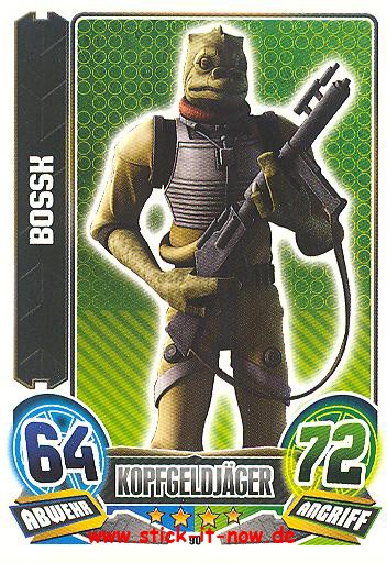 Force Attax - Star Wars - Clone Wars - Serie 5 - Bossk - Nr. 90