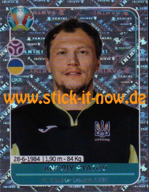 Panini EM 2020 "Preview-Collection" - Nr. UKR 6 (Glitzer)