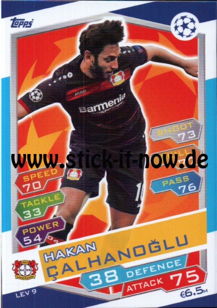 Match Attax Champions League 16/17 - Nr. LEV 9