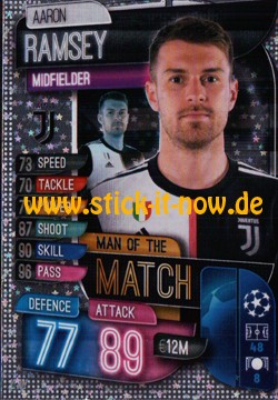 Match Attax Champions League 2019/20 - Nr. M JUV (Man of the Match)