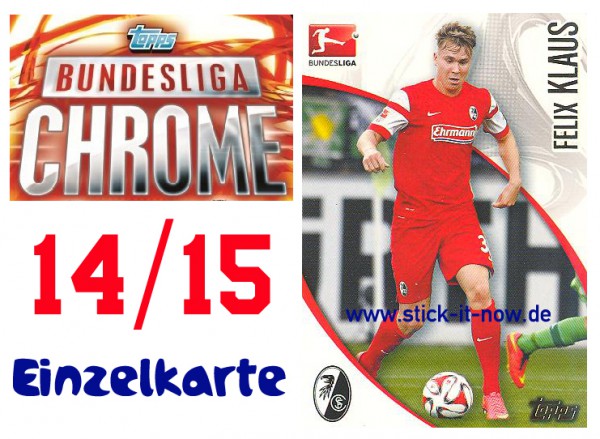 Topps Bundesliga Chrome 14/15 - FELIX KLAUS - Nr. 69