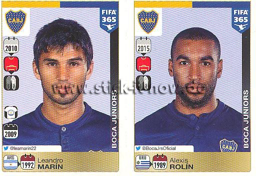 Panini FIFA 365 Sticker - Nr. 76 - 77