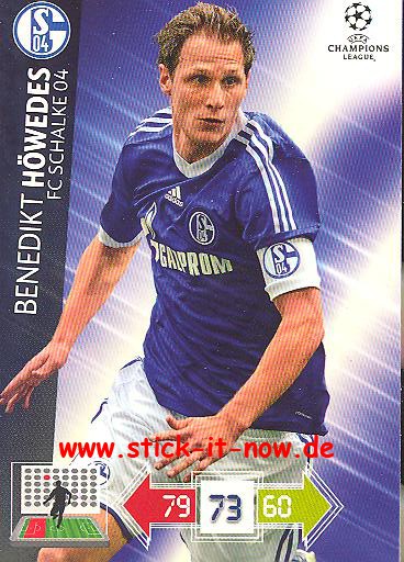 Panini Adrenalyn XL CL 12/13 - FC Schalke 04 - Benedikt Höwedes