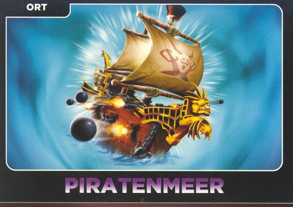 Skylanders Giants - Magischer Gegenstand / Ort-Karten - PIRATENMEER - Nr. 66