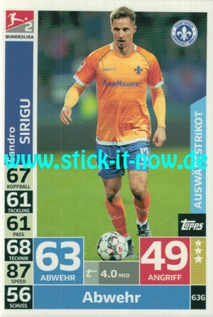 Topps Match Attax Bundesliga 18/19 "Extra" - Nr. 636