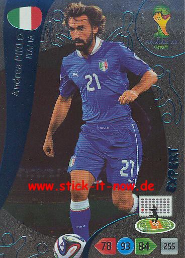 Panini Adrenalyn XL Brasil WM 2014 - Experts - Andrea PIRLO