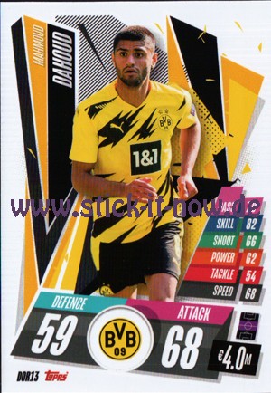 Match Attax Champions League 2020/21 - Nr. DOR 13