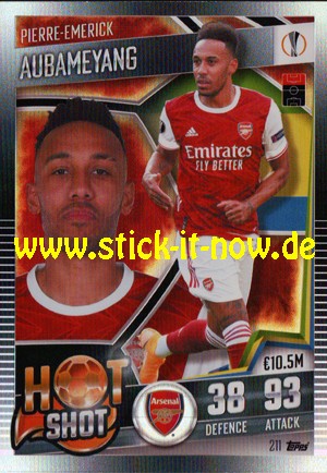 Topps Match Attax 101 (2021) - Nr. 211 ( Hot Shot )