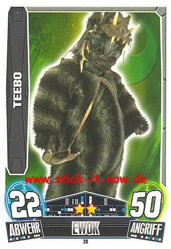 Force Attax Movie Collection - Serie 3 - TEEBO - Nr. 28