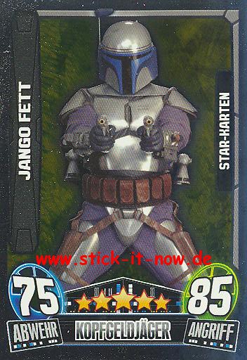 Force Attax Movie Collection - Serie 3 - Star-Karte - JANGO FETT - Nr. 223