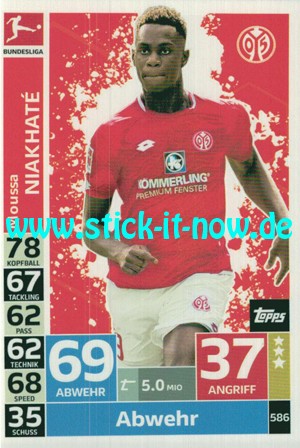 Topps Match Attax Bundesliga 18/19 "Extra" - Nr. 586