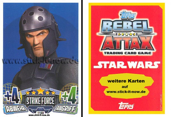 Rebel Attax - Serie 1 (2015) - STRIKE-FORCE - DAS IMPERIUM 1 - Nr. 116B