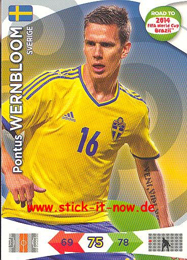 Panini Adrenalyn XL Road to WM 2014 - Pontus WERNBLOOM