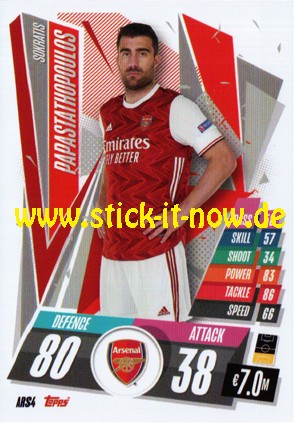 Match Attax Champions League 2020/21 "Update" - Nr. ARS 4