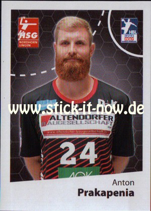 LIQUE MOLY Handball Bundesliga Sticker 19/20 - Nr. 164