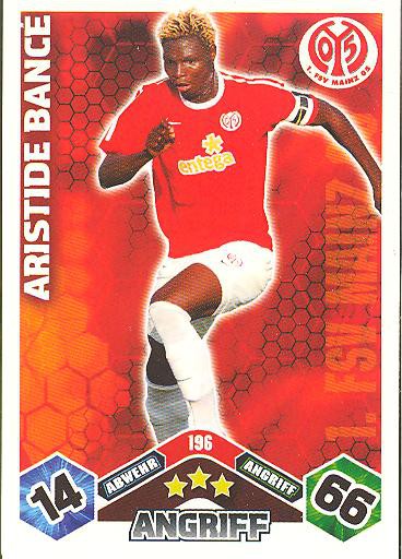 Match Attax 10/11 - ARISTIDE BANCE - 196