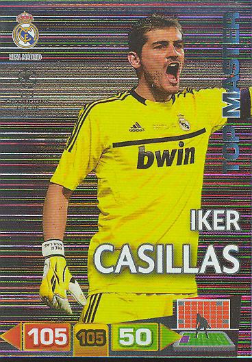Iker Casillas - Panini Adrenalyn XL CL 11/12 - Top Master - Real Madrid
