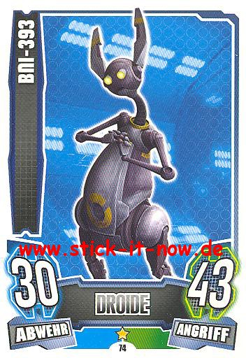 Force Attax - Star Wars - Clone Wars - Serie 4 - BNI-393 - Nr. 74