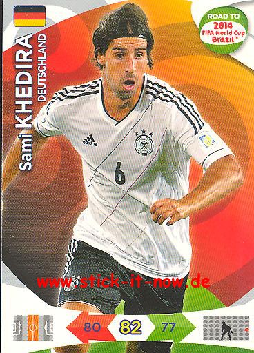 Panini Adrenalyn XL Road to WM 2014 - Sami KHEDIRA