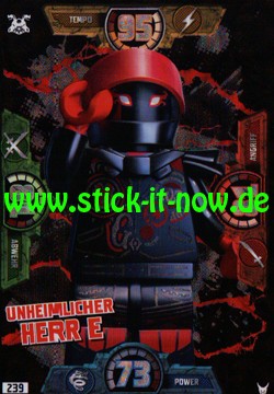 Lego Ninjago Trading Cards - SERIE 3 (2018) - Nr. 239 (BLACK CARD)