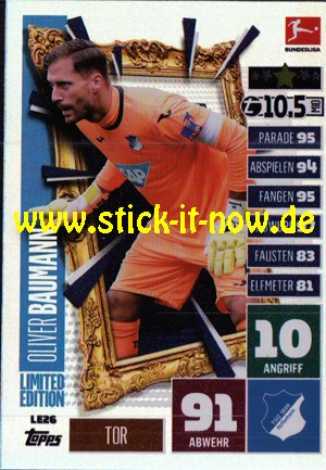 Topps Match Attax Bundesliga 2020/21 "Extra" - Nr. LE 26 (Limitierte Auflage)