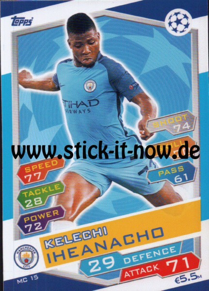 Match Attax Champions League 16/17 - Nr. MC 15