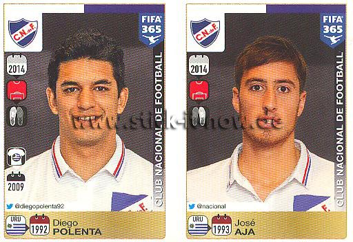 Panini FIFA 365 Sticker - Nr. 794 - 795