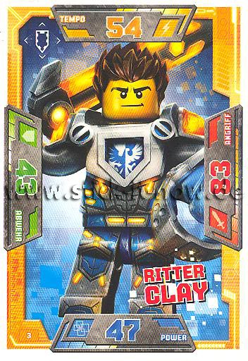 Lego Nexo Knights Trading Cards (2016) - Nr. 3