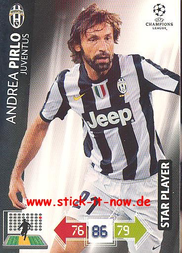 Panini Adrenalyn XL CL 12/13 - Juventus Turin - Andrea Pirlo