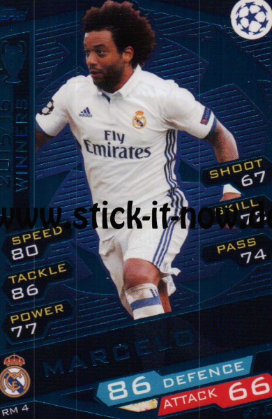 Match Attax Champions League 16/17 - Nr. RM 4