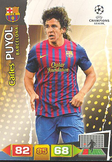 Carles Puyol - Panini Adrenalyn XL CL 11/12 - FC Barcelona