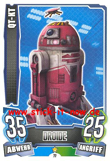 Force Attax - Star Wars - Clone Wars - Serie 4 - QT-KT - Nr. 77