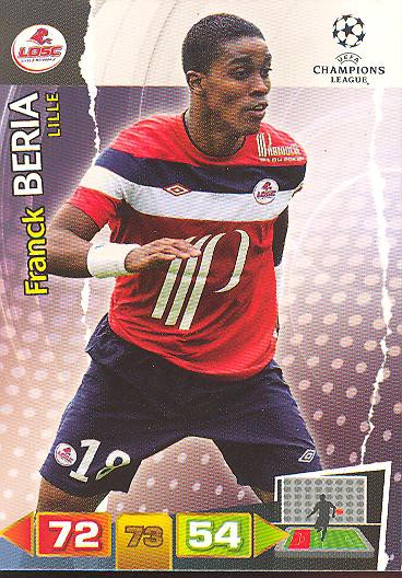 Franck Beria - Panini Adrenalyn XL CL 11/12 - LOSC Lille