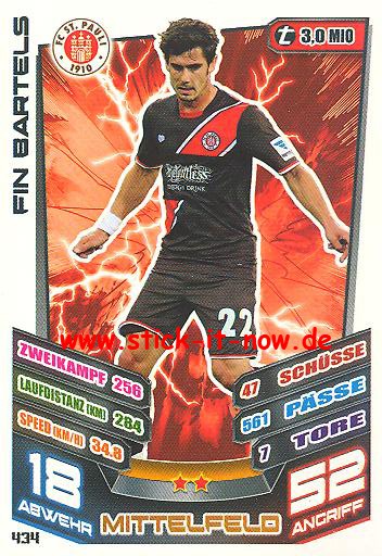 Match Attax 13/14 - FC St. Pauli - Fin Bartels - Nr. 434