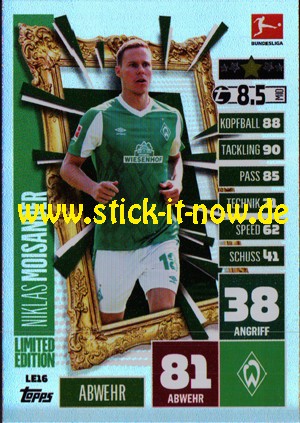 Topps Match Attax Bundesliga 2020/21 - Nr. LE 16 (Limitierte Auflage)