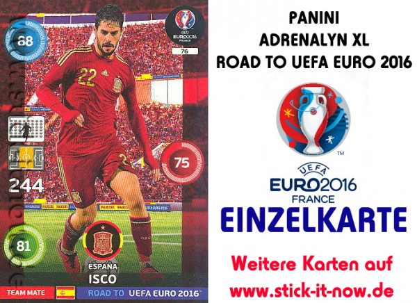 Adrenalyn XL - Road to UEFA Euro 2016 France - Nr. 76