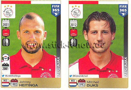 Panini FIFA 365 Sticker - Nr. 648 - 649