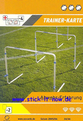 SocCards 05/06 - Trainer-Karte - Nr. 34/46