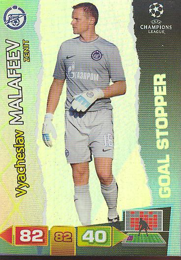 Vyacheslav Malafeev - Panini Adrenalyn XL CL 11/12 - Goal Stopper - FC Zenit St. Petersburg