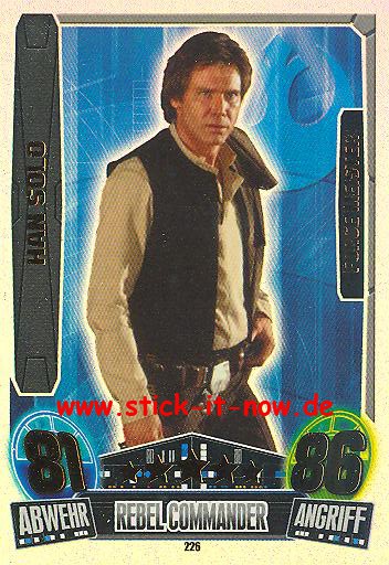 Force Attax Movie Collection - Serie 3 - FORCE-MEISTER - HAN SOLO - Nr. 226