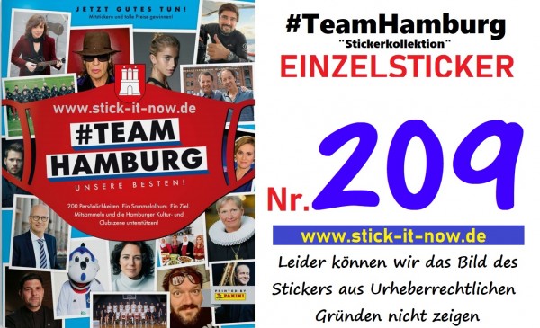 #TeamHamburg "Sticker" (2021) - Nr. 209