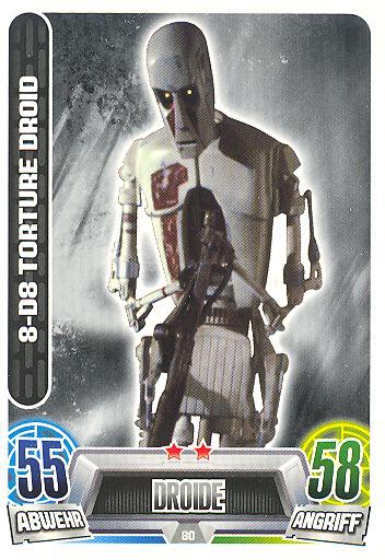 Force Attax Movie Collection - Serie 2 - 8-D8 TORTURE DROID - Nr. 80